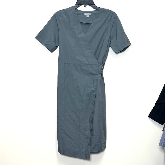 COS Dresses & Skirts - COS Wrap Over Tie Waist Utility Core Dress Size 2